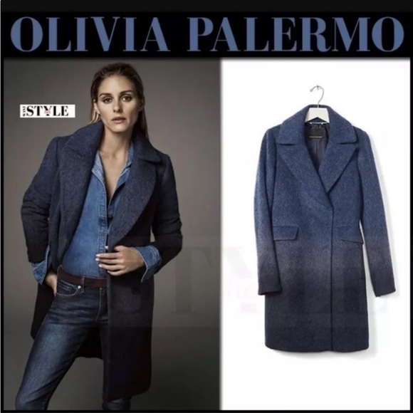Ombré navy wool coat - Picture 11 of 13